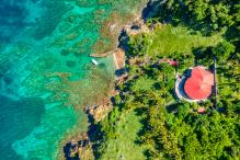 Location villa vue mer aux Saintes Guadeloupe-vue du ciel-1